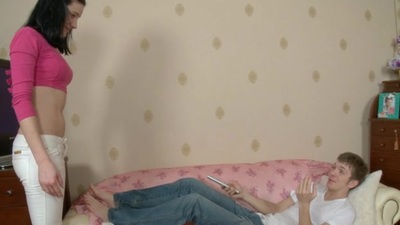 Sweetheart gives wet oral-stimulation after hardcore