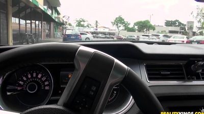 I was walking on touching to my car immigrant undertaking