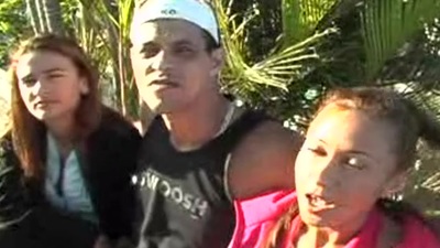 Anselmo and Dino near the long run took me down